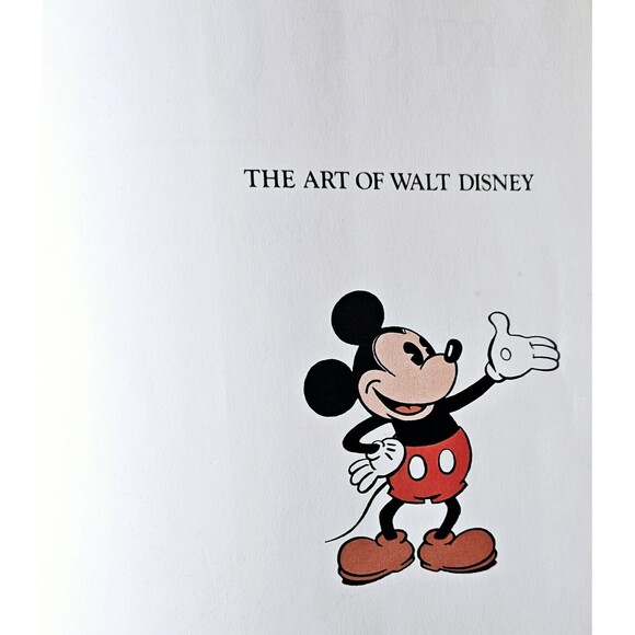 THE ART OF WALT DISNEY FROM MICKEY MOUSE TO THE MAGIC KINGDOMS HC 1975 VGC! - Picture 3 of 10